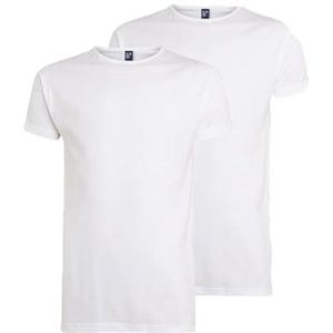 Alan Red T-shirts Derby Wit 2-pack