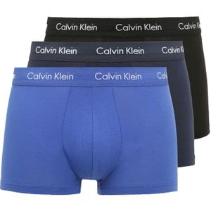 Calvin Klein Boxershorts Low Rise Blauw-zwart