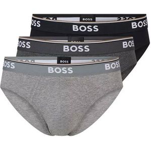 Hugo Boss Herenslips Power 3-pack Grijs-zwart