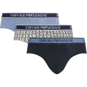 Armani 3-pack Slips Blauw