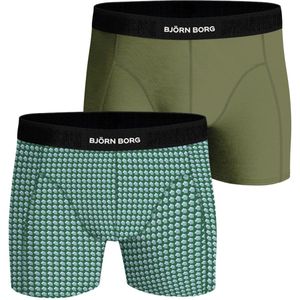 Bjorn Borg Boxershort Premium Cotton 2-pack Groen