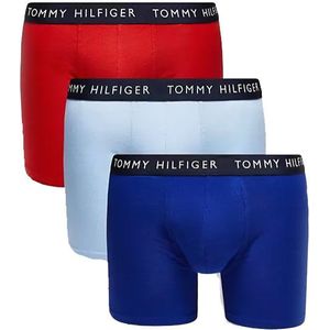 Tommy Hilfiger Boxershorts 3-pack Blue-blauw-rood