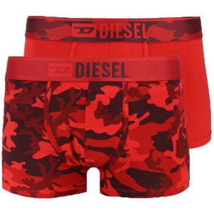 Diesel Boxershort Damien Camou 2-pack Rood