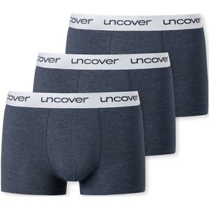 Schiesser Boxershorts Uncover Function Blauw 3-pack