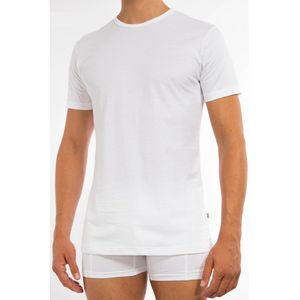 Claesens T-shirt O-hals Wit 2-pack