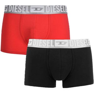 Diesel Boxershorts Damien 2-pack Rood-zwart