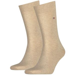 Tommy Hilfiger Herensokken 2-paar Beige Melange