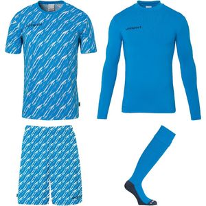 Uhlsport Progressive Goalkeeper Bundle Cyan White