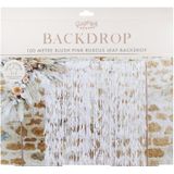 Roze Hangdecoratie Bladeren Papier 1m