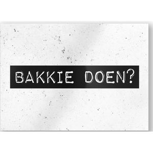 Wenskaart Bakkie Doen 15cm