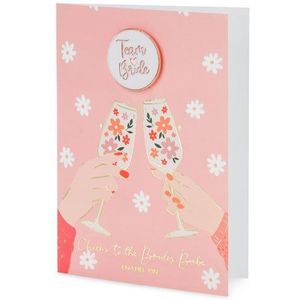Wenskaart Team Bride 15cm