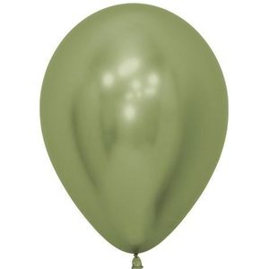 Ballonnen Reflex Lime Green 12cm 50st