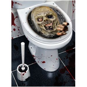 Halloween Decoratie Wc Zombie