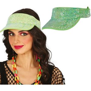 Groene Zonneklep Steentjes