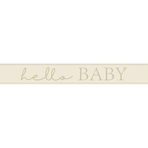 Geboorte Banner Beige Hello Baby 2,74m