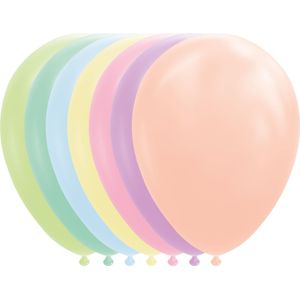Gekleurde Ballonnen Pastel Macaron 30cm 50st