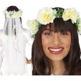 Tiara Bloemen Sluier