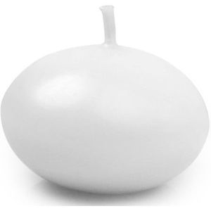 Drijfkaarsen Wit 4cm 50st