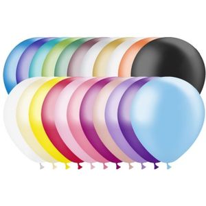 Gekleurde Ballonnen Metallic 13cm 100st