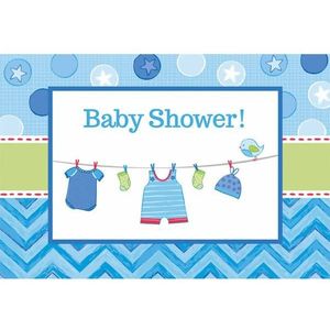 Geboorte Uitnodigingen Baby Shower Jongen 8st