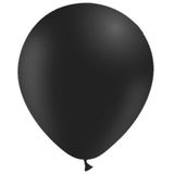 Zwarte Ballonnen 30cm 50st