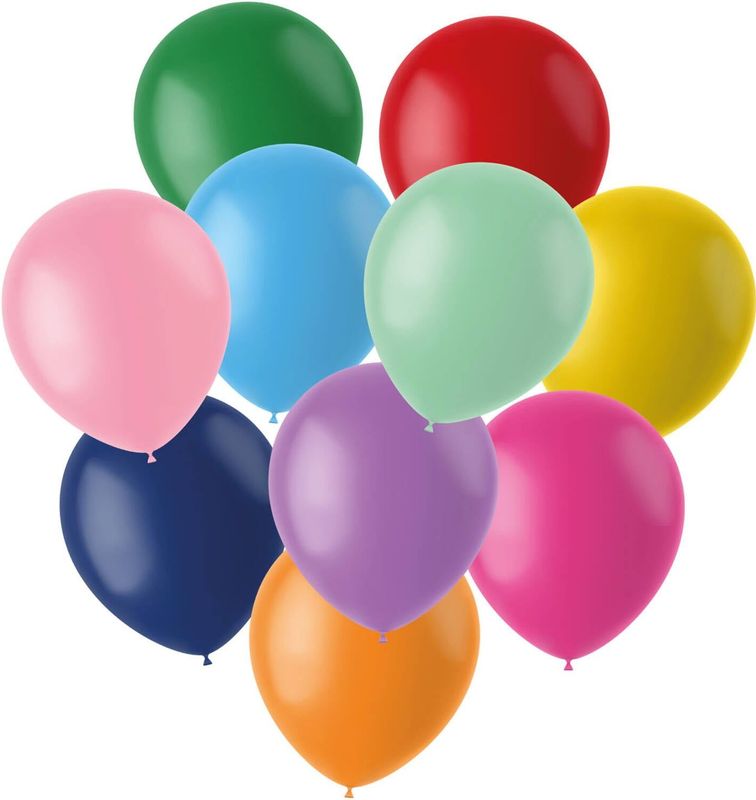Gekleurde Ballonnen 33cm 50st