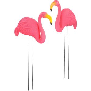 Flamingo Tuinsteker 2 delig