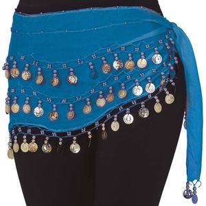 Blauwe Rok Buikdanseres 1,35m