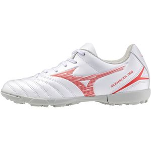 Mizuno MONARCIDA NEO III SELECT Jr AS Voetbalschoenen Wit/Radiant Rood Junior Maat 35.0