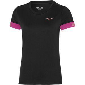 Mizuno Tee Zwart Dames Maat M