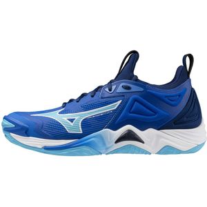 Mizuno - WAVE MOMENTUM 3 - Korfbalschoenen - Mugen Blue/White/Estate Blue