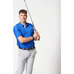 Mizuno Laser RB Polo Blauw Heren Maat S