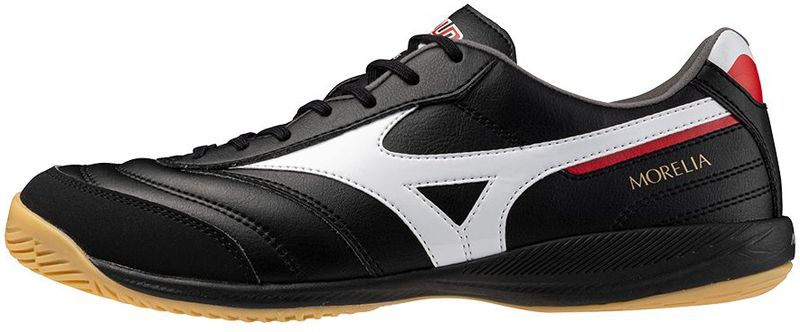 Mizuno - MORELIA SALA PRO IN - Korfbalschoenen - Zwart/Wit/Chinese Rood