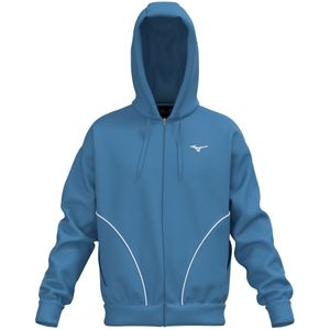 Mizuno ATHLETICS SWEAT JACKET Parisian blue Heren Maat S