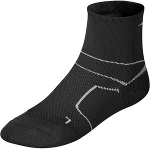 Mizuno ER Trail Socks Zwart / Grijs Dames/Heren Maat M