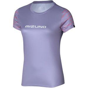 Mizuno Athletics Graphic Tee Wisteria Dames Maat XS