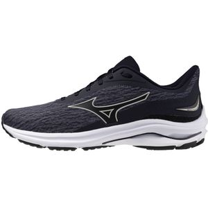 Mizuno WAVE KIZUNA 4 Hardloopschoenen Odyssey Gray/Nimbus Cloud/Baritone Blauw Dames/Heren Maat 40,5
