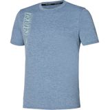 Mizuno - CORE RUN T-SHIRT - Citadel - Heren - T-shirt