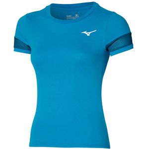 Athletics Mizuno Tee Blauwjay Dames Maat XS