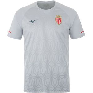 Mizuno Short sleeve Training Shirt AS Monaco Men Zilver Heren Maat S