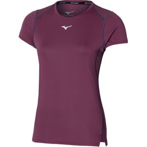 Mizuno DRYAEROFLOW T-SHIRT Hardloopschoenen Violet quartz Dames Maat L