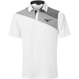 Mizuno Elite Fade Polo Wit Heren Maat XXL