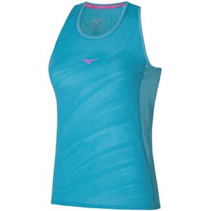 Mizuno Aero Tank Maui Blauw Dames Maat L