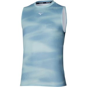 Mizuno - CORE GRAPHIC SLEEVELESS - Tanktop - Cloud blue
