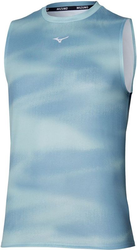 Mizuno - CORE GRAPHIC SLEEVELESS - Tanktop - Cloud blue