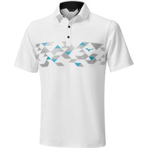 Mizuno Checker Polo Shirt Heren Maat S