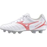 Mizuno MONARCIDA NEO III SELECT Jr Voetbalschoenen Wit/Radiant Rood