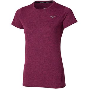 Mizuno Core Impulse Tee Dark purple Dames Maat XS