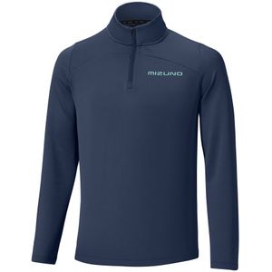 Mizuno Tech 1/4 Zip Navy Dames/Heren Maat S