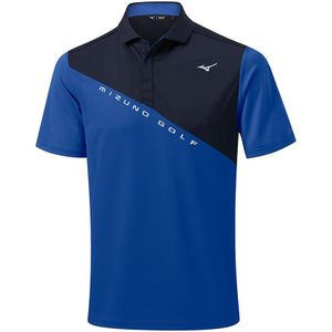 Mizuno Trace Polo Blauw Heren Maat S